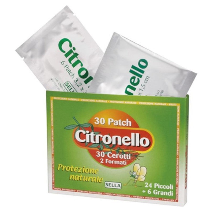 CITRONELLO 30 Cerotti 2 Formati