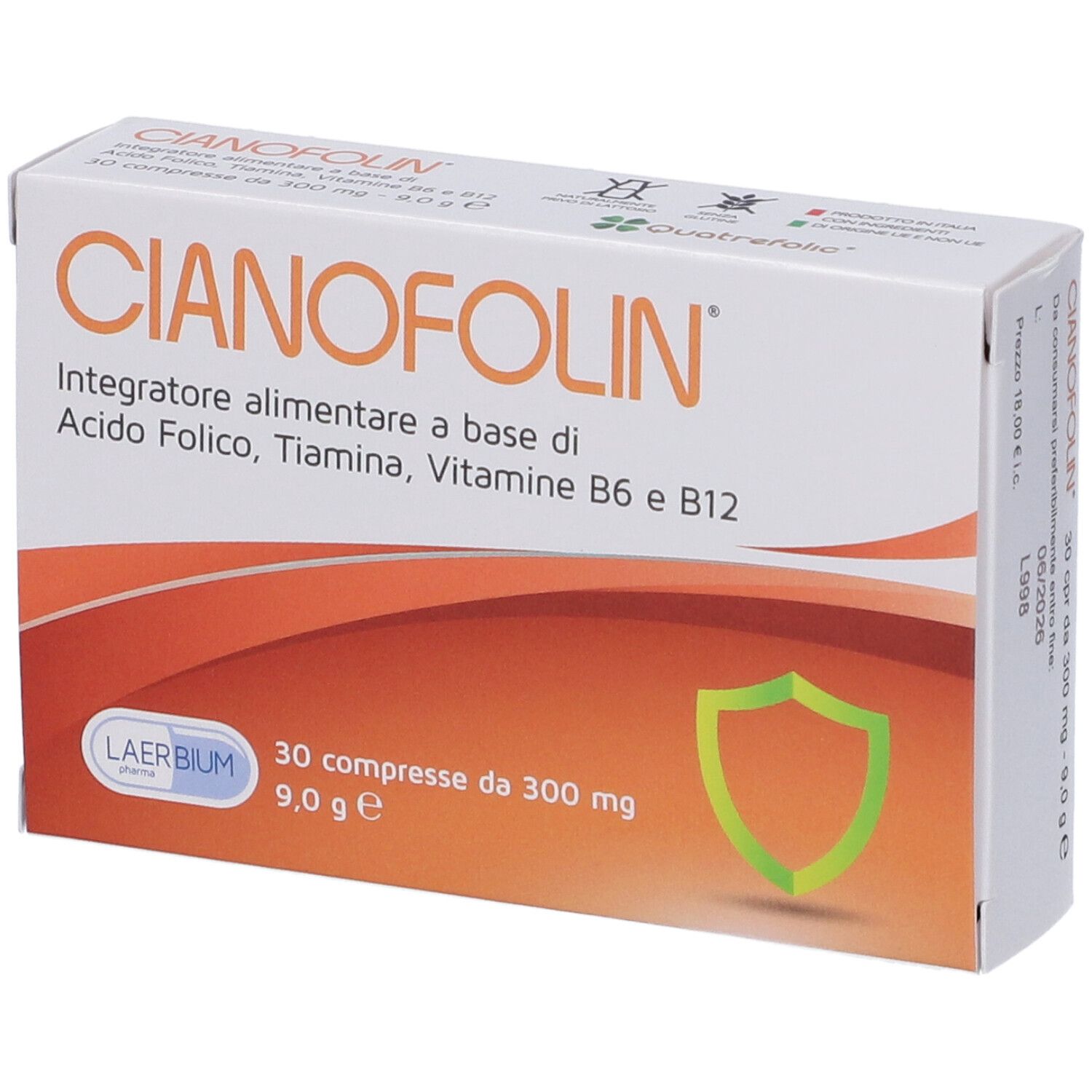 905324810 - CIANOFOLIN 30CPR 9G