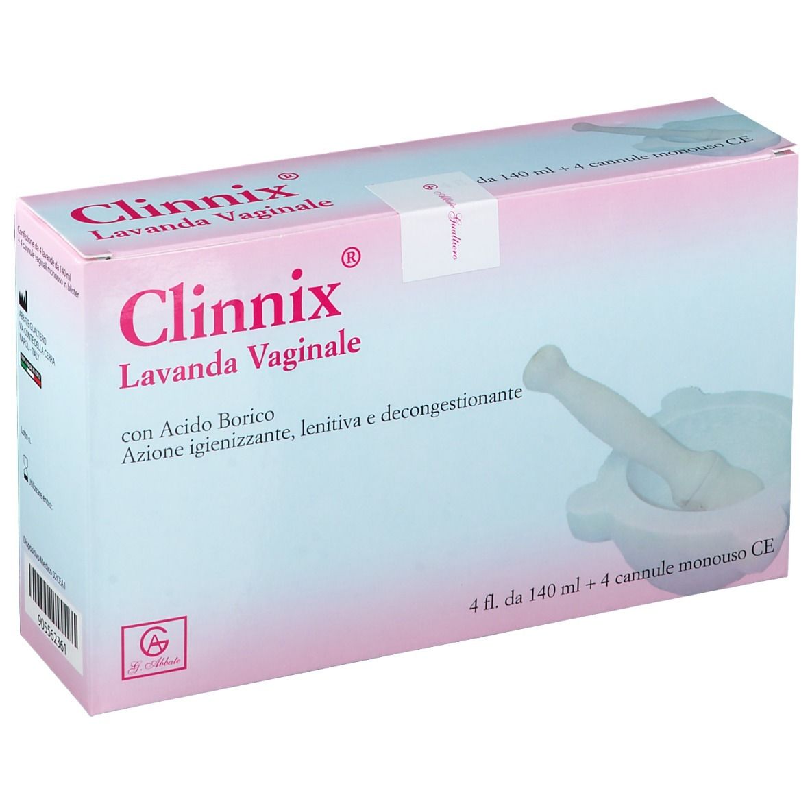 905562361 - CLINNIX LAV VAG FL 4X140ML