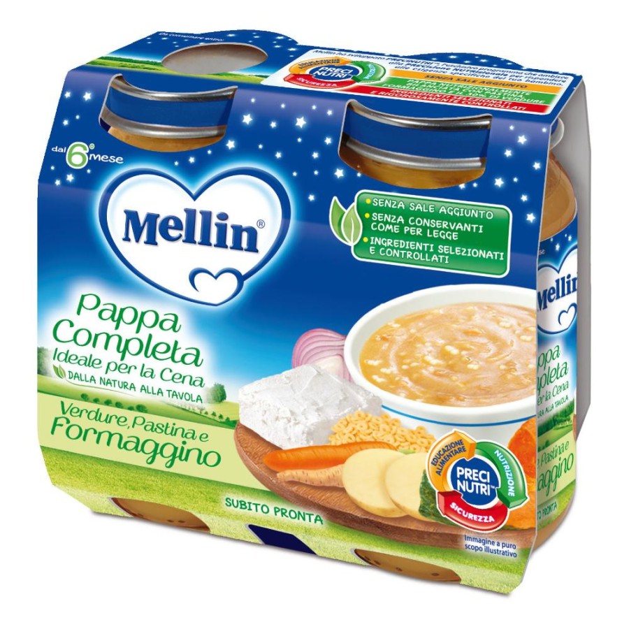MELLIN Omo Cena Formaggio 2x200g