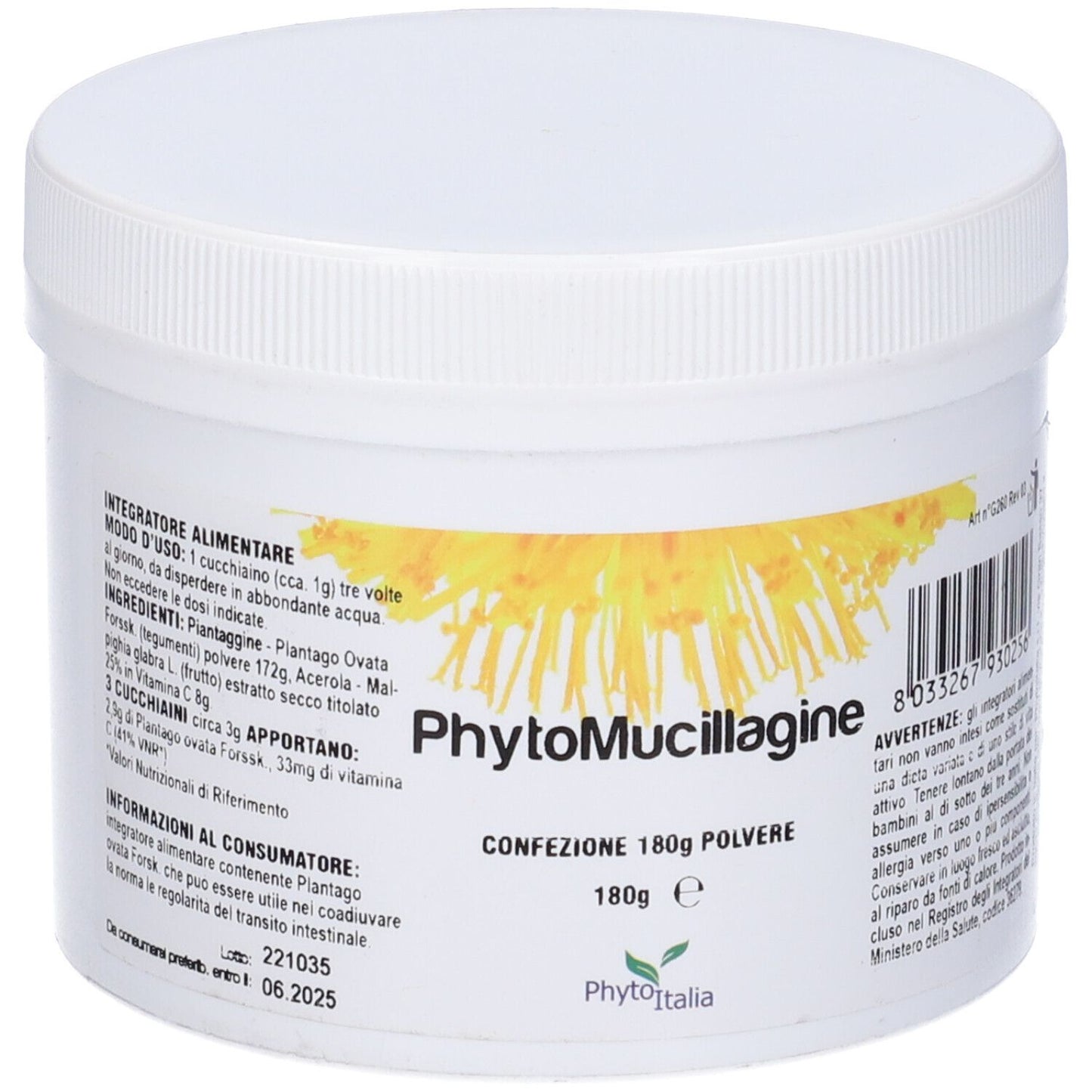 PHYTOMUCILLAGINE POLVERE 180G