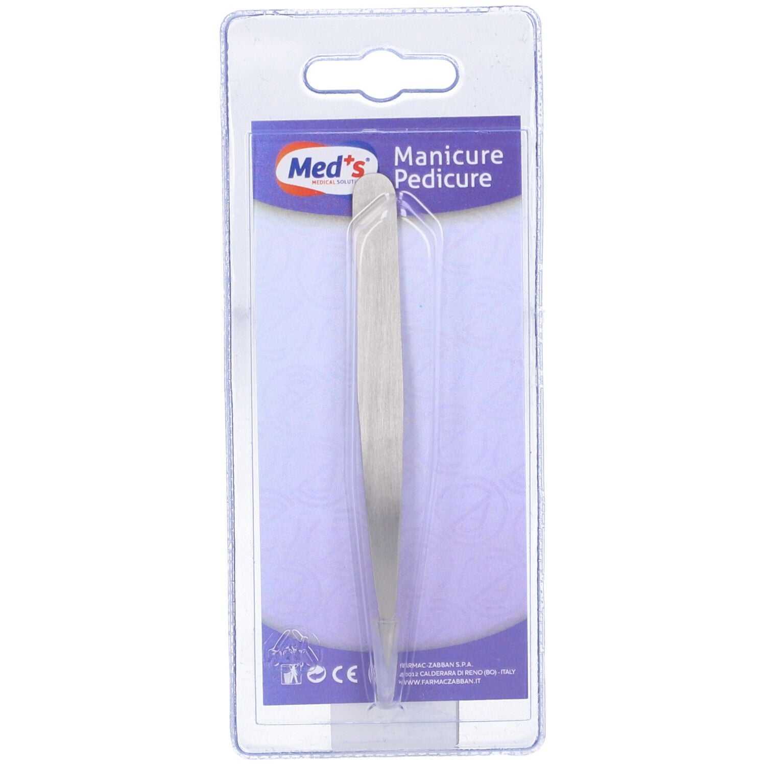 PINZETTA DEPIL INOX PU SPIL ZABB