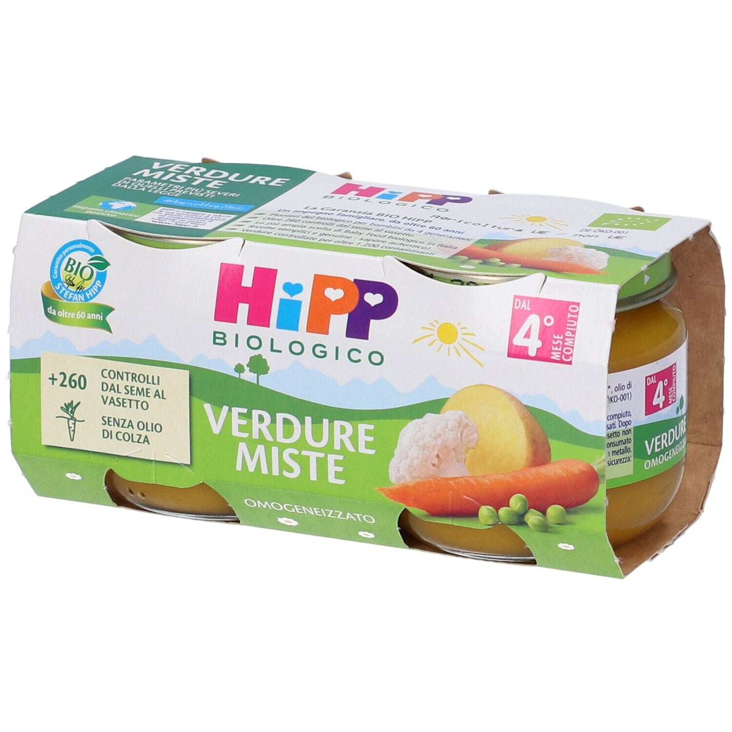 906394010 - HIPP BIO OMOG VERDURE MIS 2X80