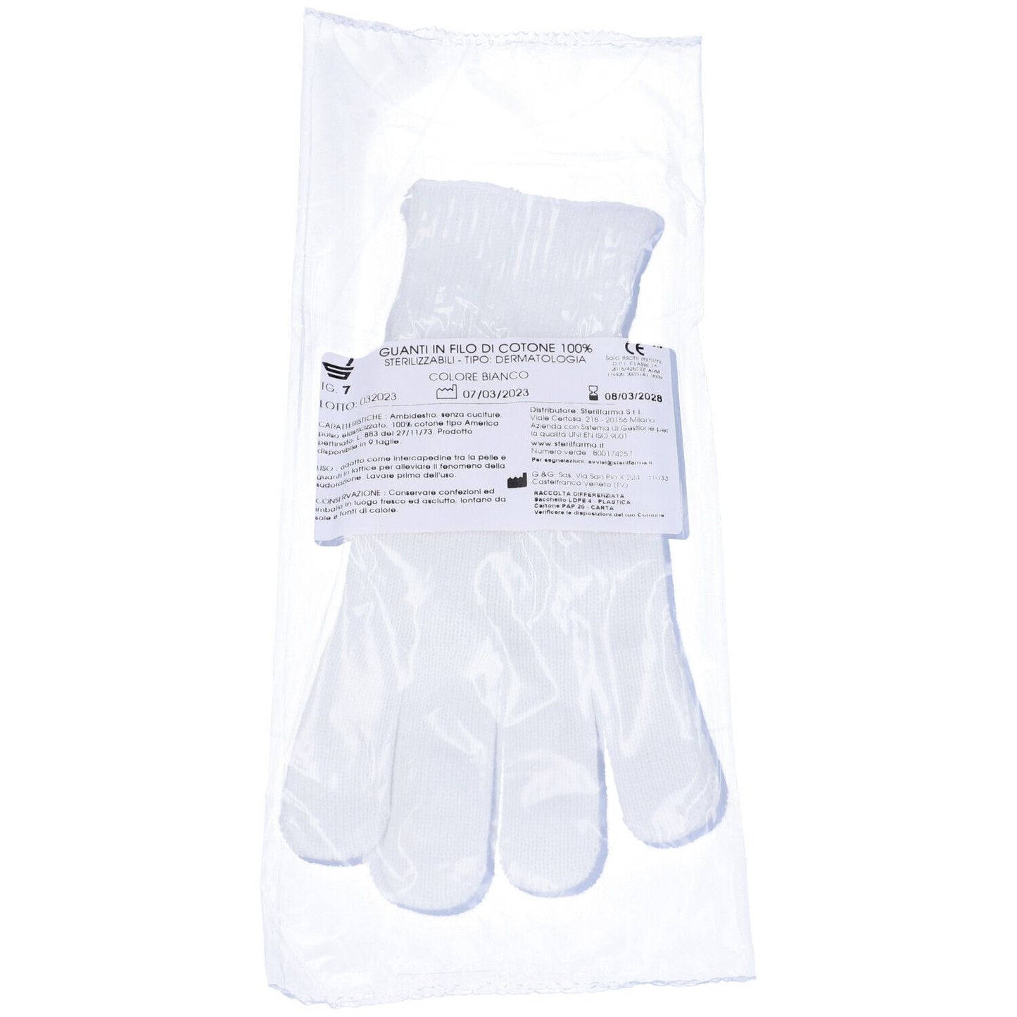 GUANTI COT BI  7 STERIL