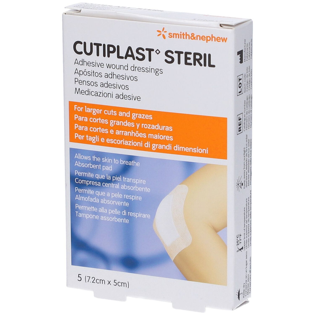 907109159 - CER CUTIPLAST STERIL7 2X5CM5ME