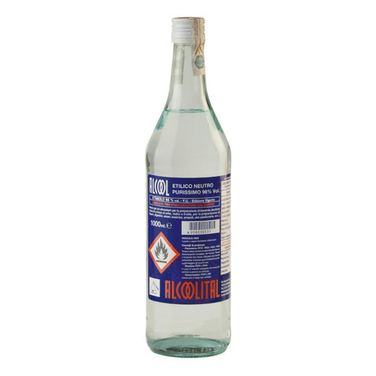 ALCOOL ETILICO PURO 96% 1L