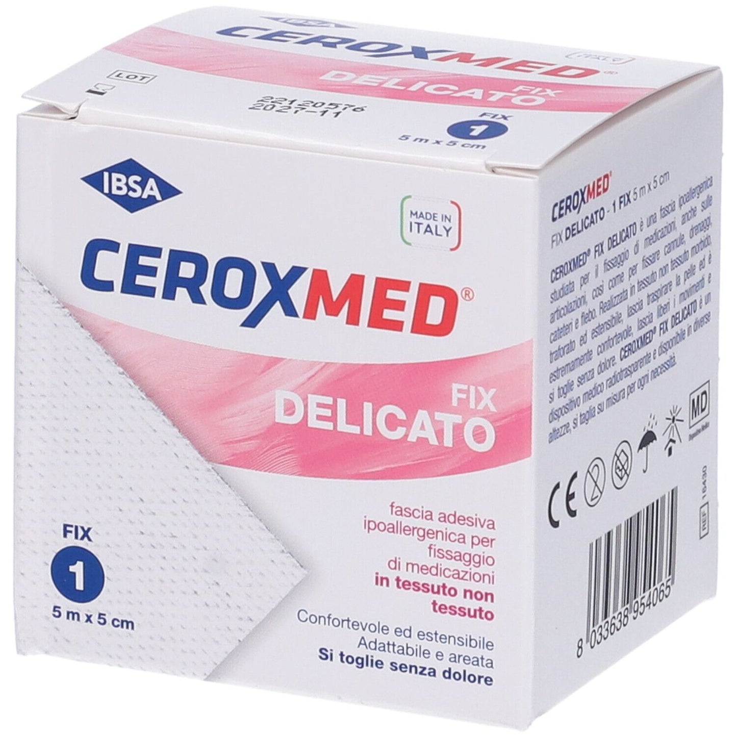 908189549 - GARZA CEROXMED FIX 500X5CM 1PZ