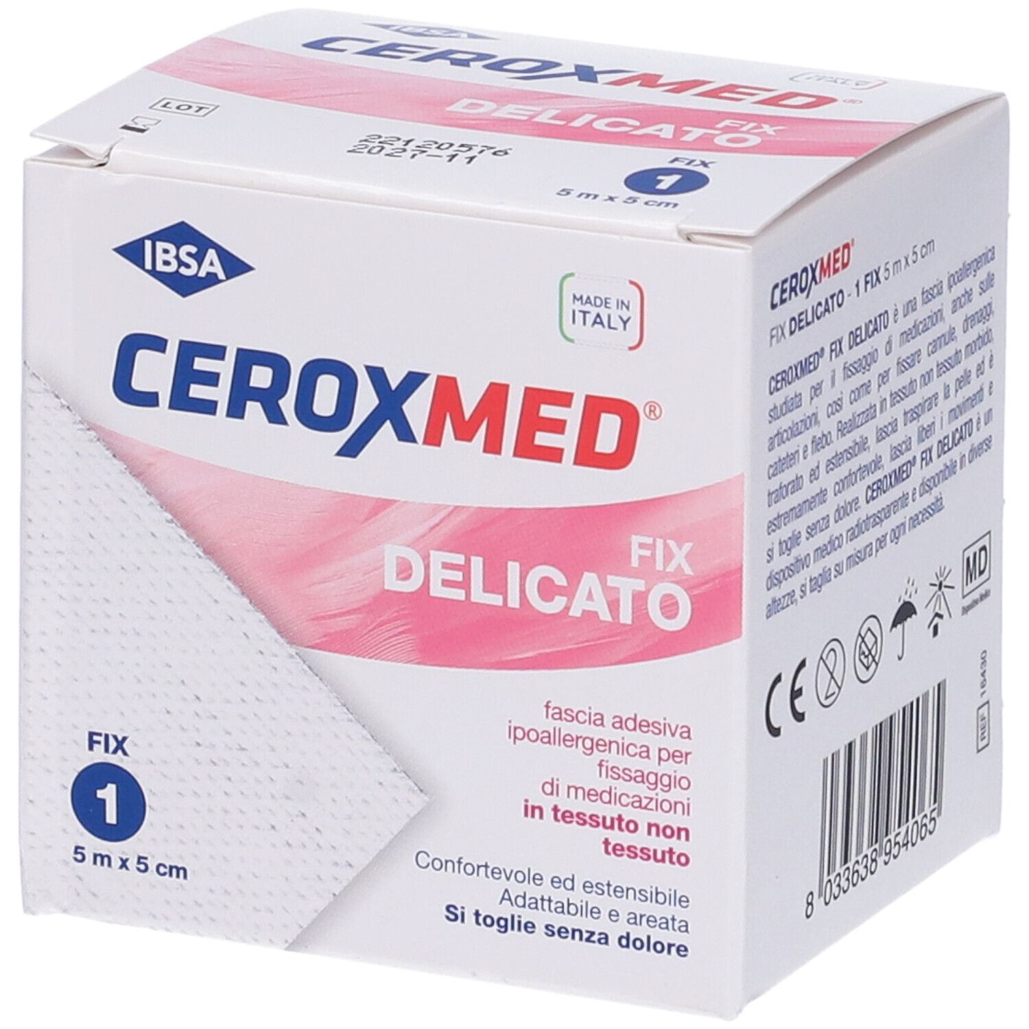 908189549 - GARZA CEROXMED FIX 500X5CM 1PZ