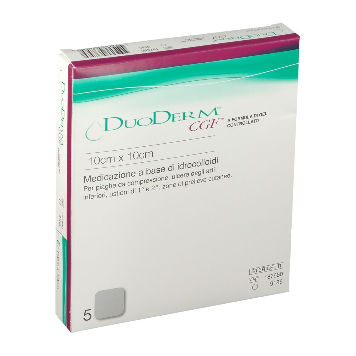 908232527 - DUODERM 9185*CGF 10X10CM 5PZ