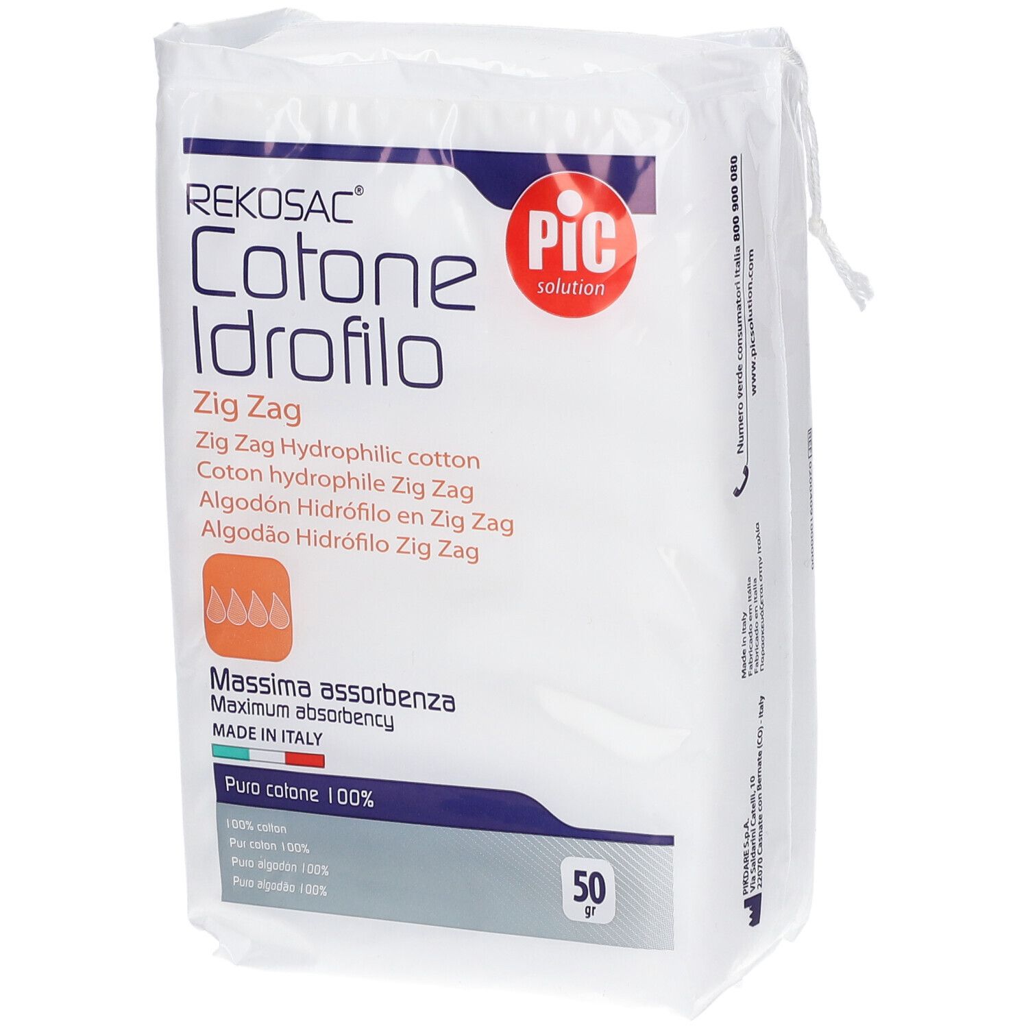 908253418 - PIC REKOSAC COTONE ZIGZAG 50G
