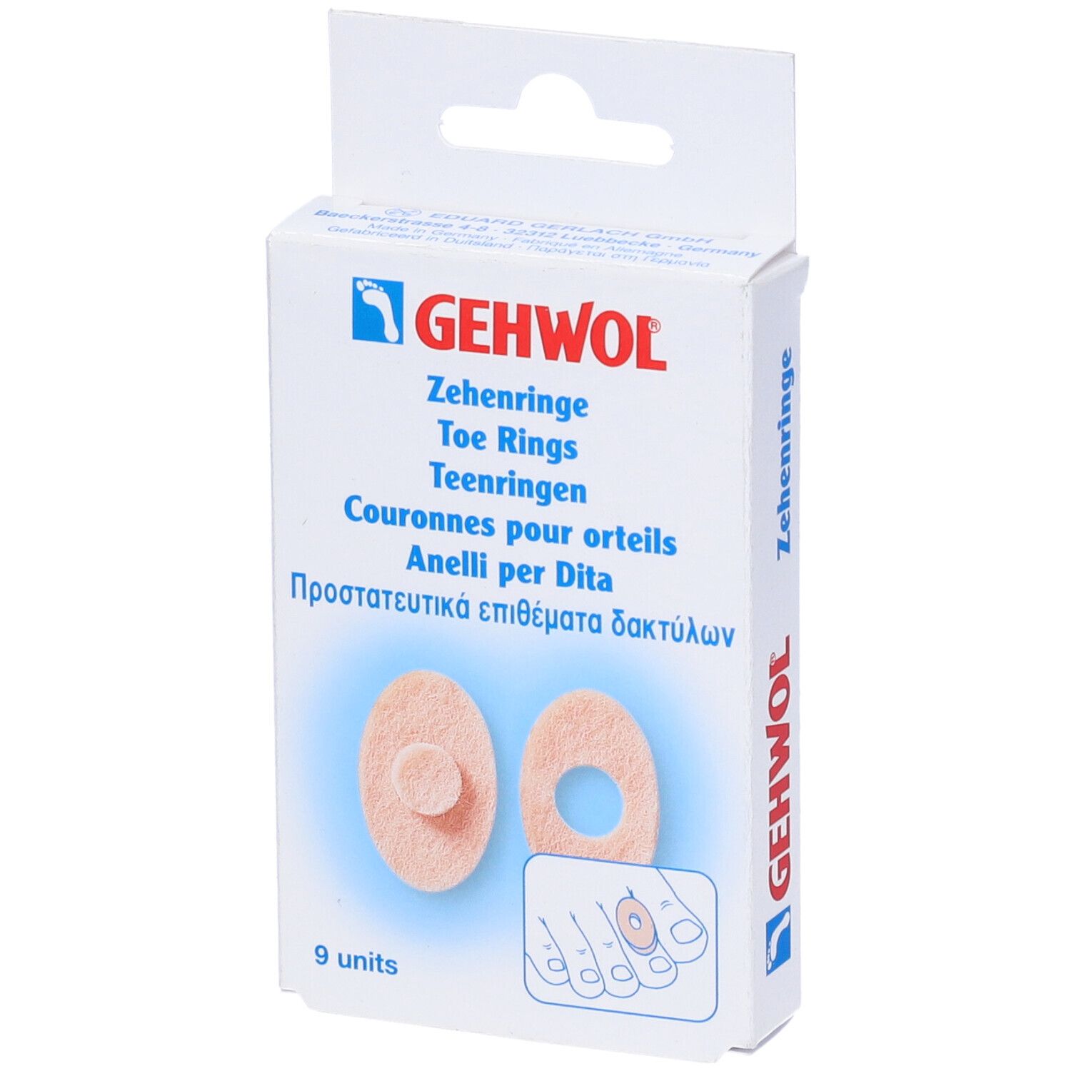 GEHWOL CER PARACALLI OVALI 9PZ