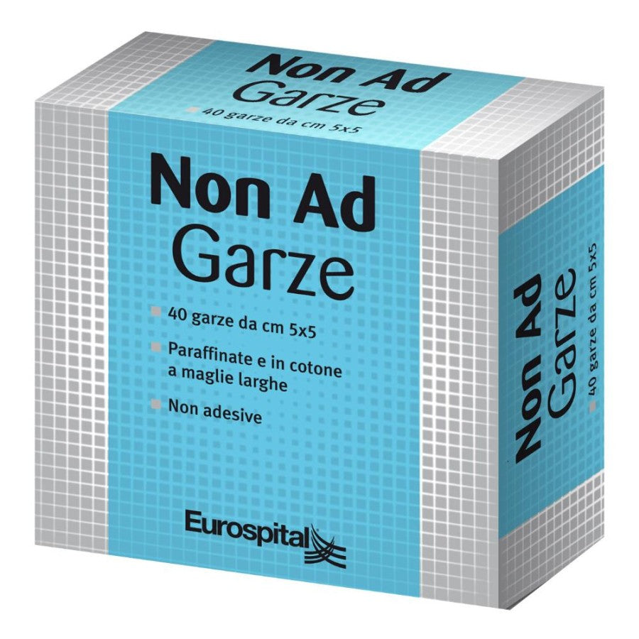 GARZA PARAFF NON AD 5X5 40PZ