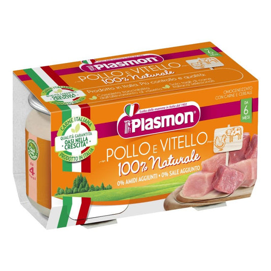 PLASMON Omog.Vitello/Pollo 2x80g