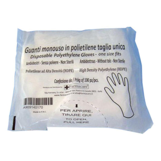 FARMACARE Guanti Monouso PVC 100pz