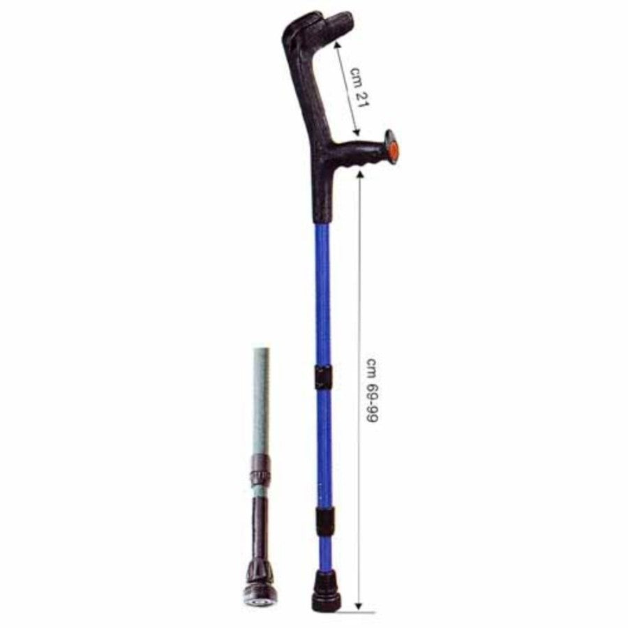 FARMACARE Bastone Canadese C/Ammortizzatore 2pz