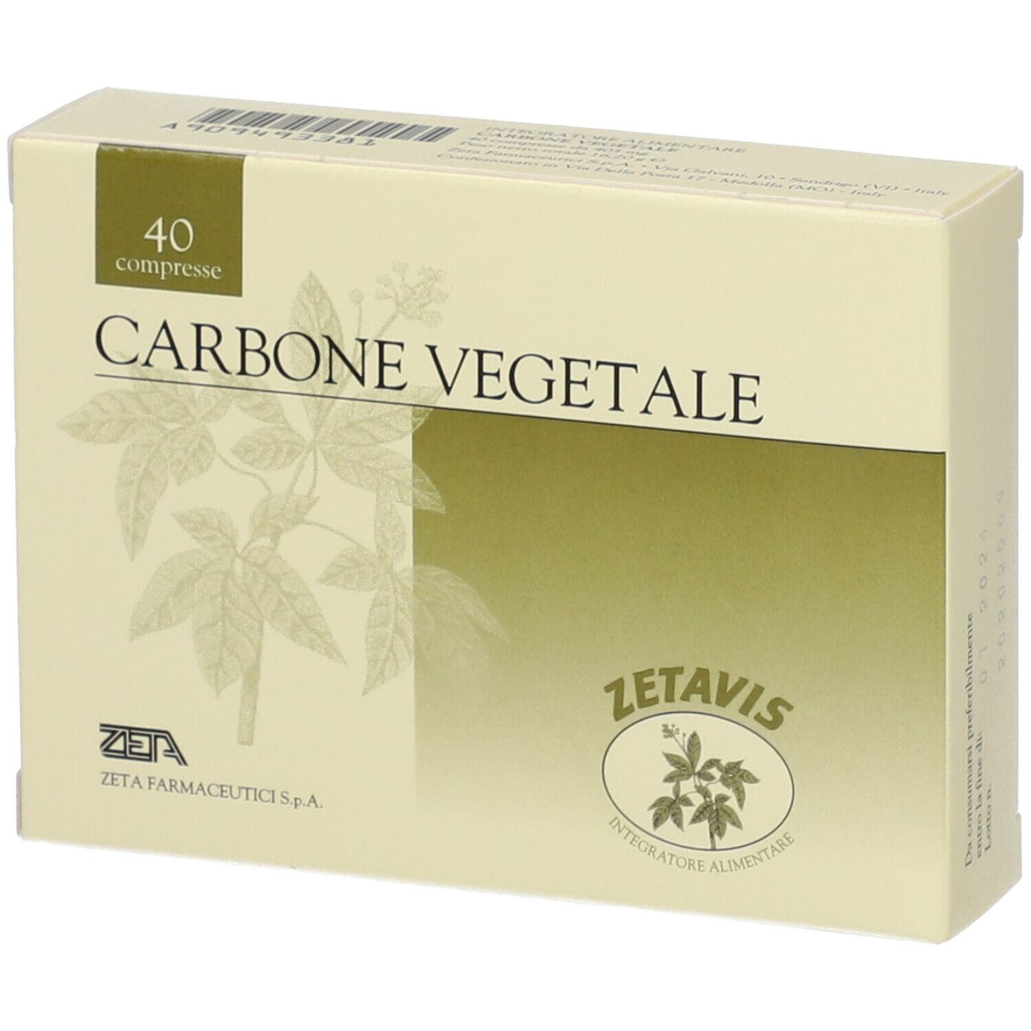 ZETAVIS CARBONE VEG 40CPR
