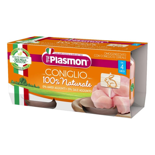 PLASMON Omog.Coniglio 2x 80g