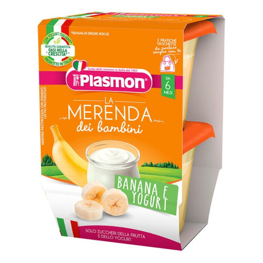 PLASMON*YOGURT BANANA 2X120G
