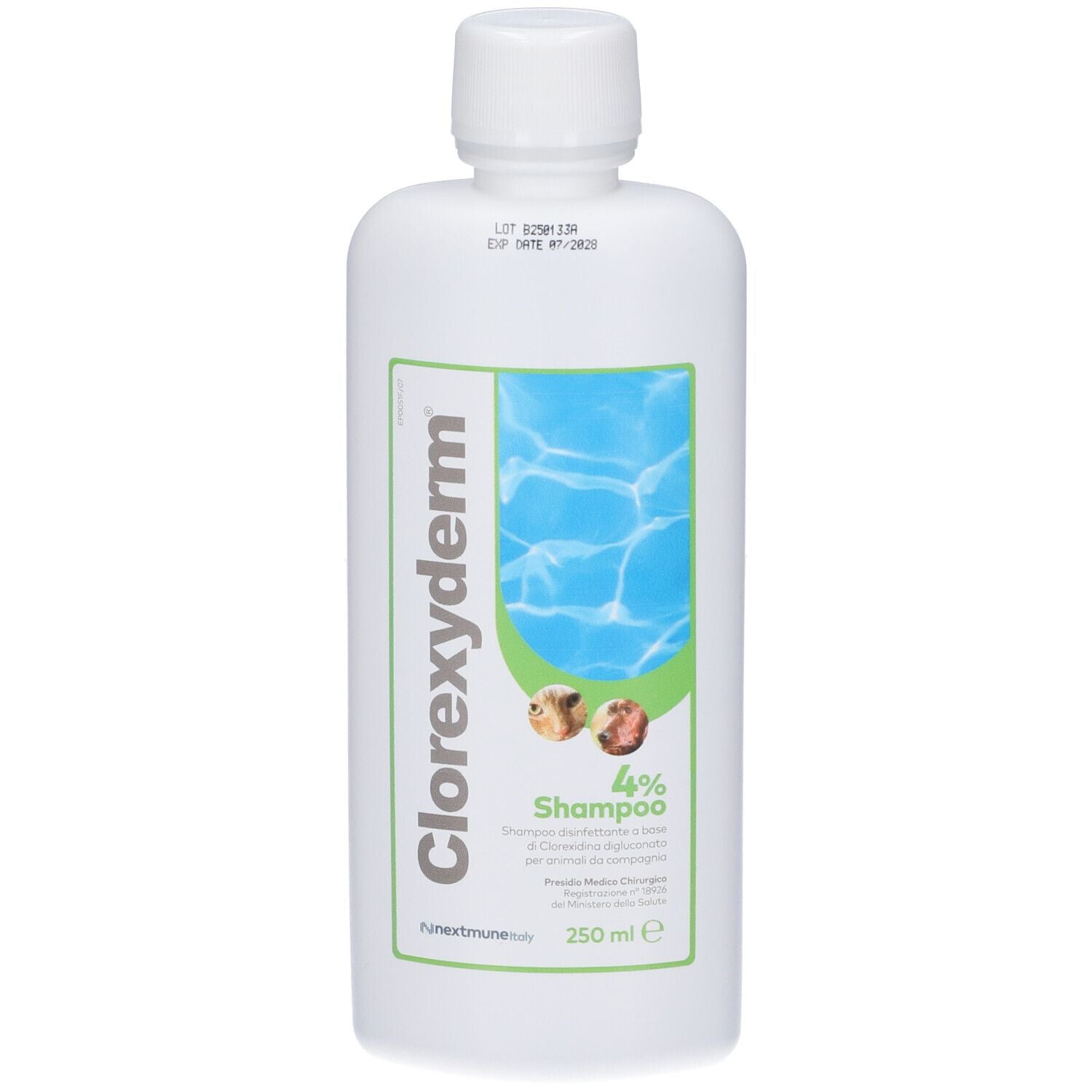 910597501 - CLOREXYDERM SH 4% 250ML