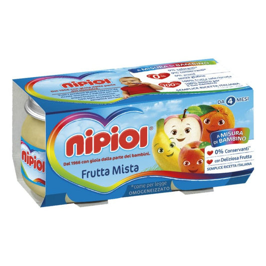 NIPIOL Omog.Frutta Mista 2x 80g