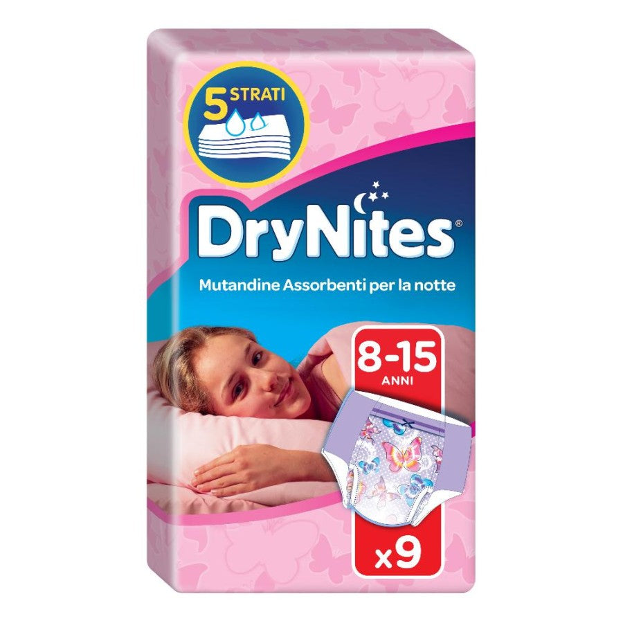HUGGIES DRYNITES GIR 27/57KG 9PZ