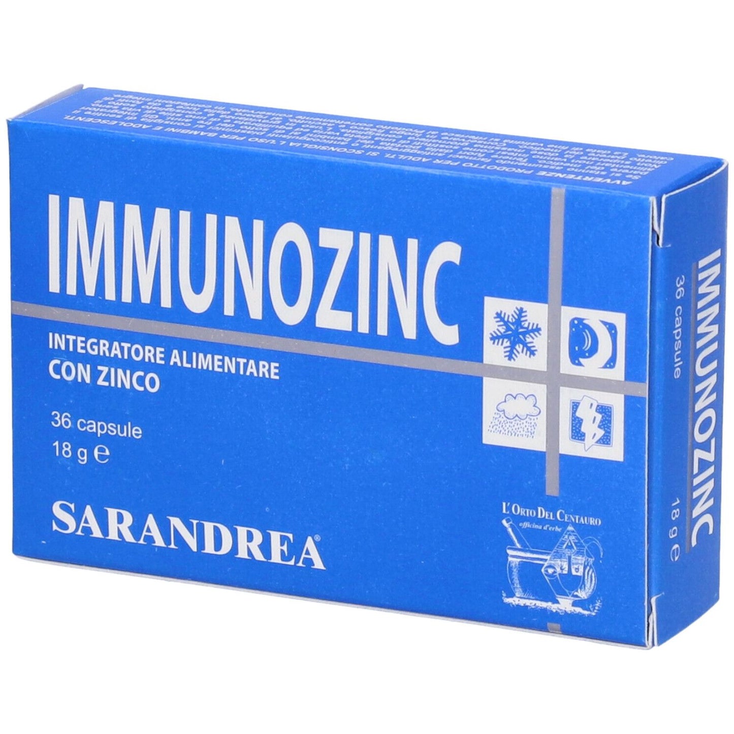 IMMUNOZINC 36CPS 500MG