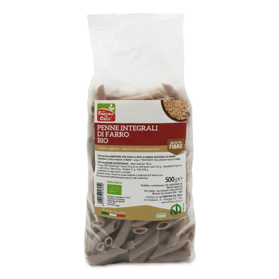 PENNE INTEGR FARRO 500G FINESTRA