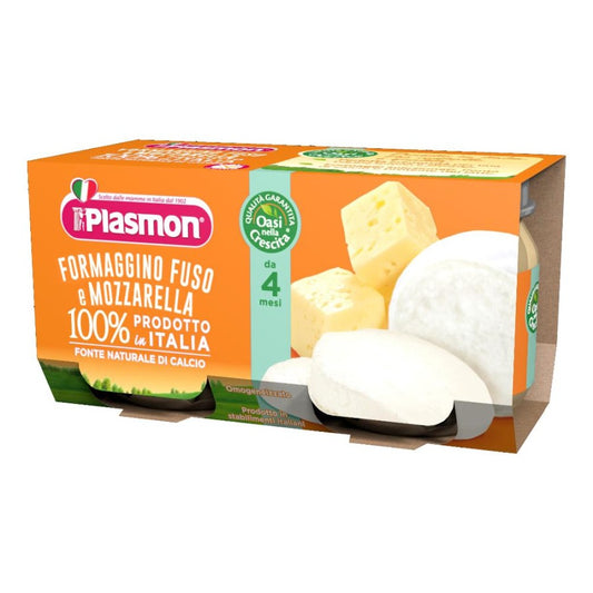 PLASMON Omog.Formaggio Mozzarella 2x80g