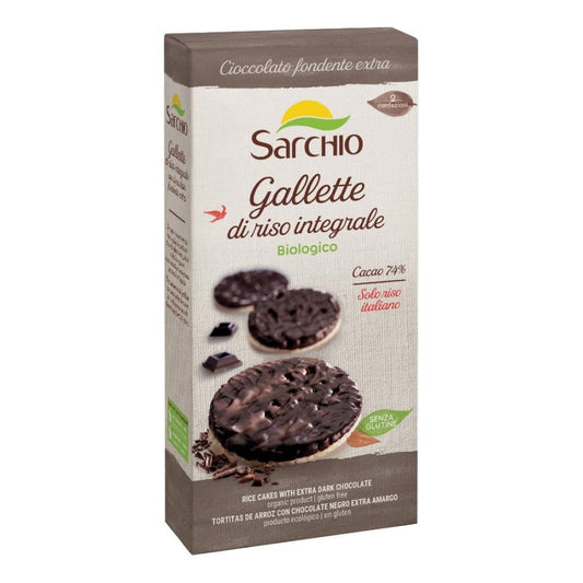 SARCHIO Gallette Riso Cioccolato Fondente 100g