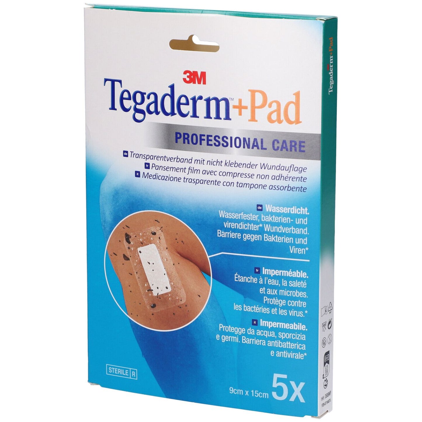 TEGADERM CER+PAD 9X15CM 5PZ