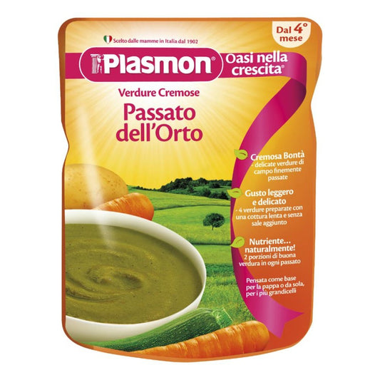PLASMON Pouches Base Passato Verdure Miste 180g