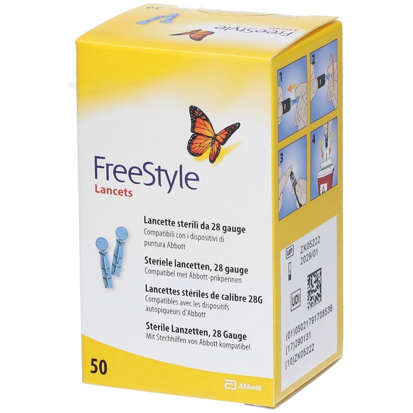913769511 - FREESTYLE LANCETTE 50PZ