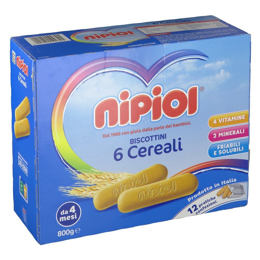 913933863 - NIPIOL BISCOTTINI 6 CRL 800G