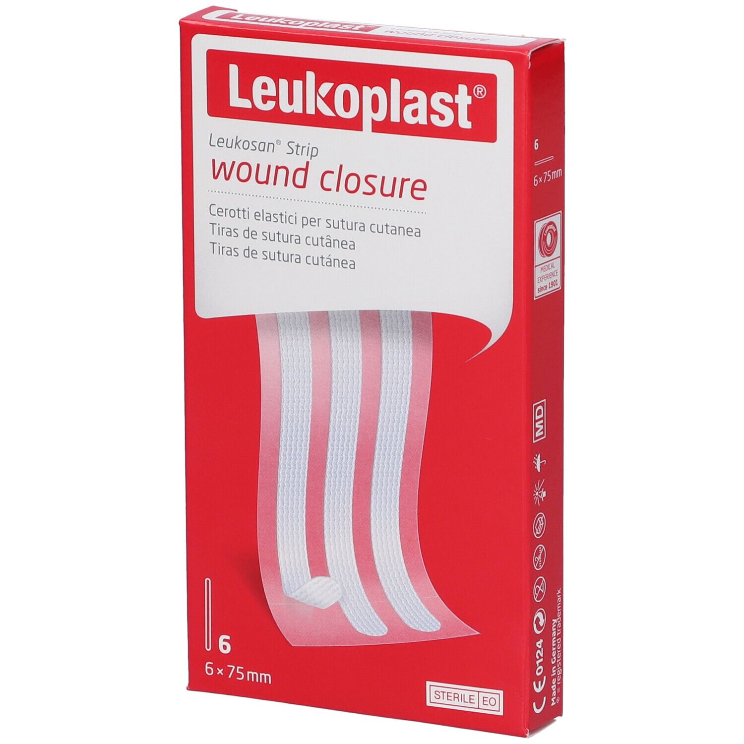 920045438 - CER LEUKOSAN STRIP 6X75MM 2BX3