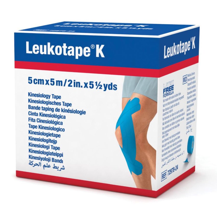 LEUKOTAPE K 5CMX5MT MEDIA AZZ