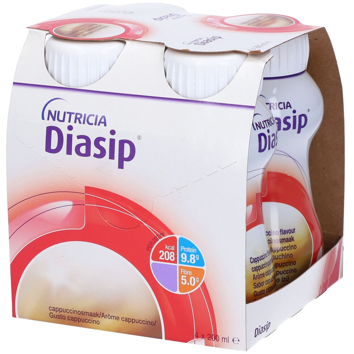 921723401 - DIASIP CAPPUCCINO 4X200ML