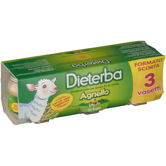 DIETERBA Omog.Agnello 3x80g