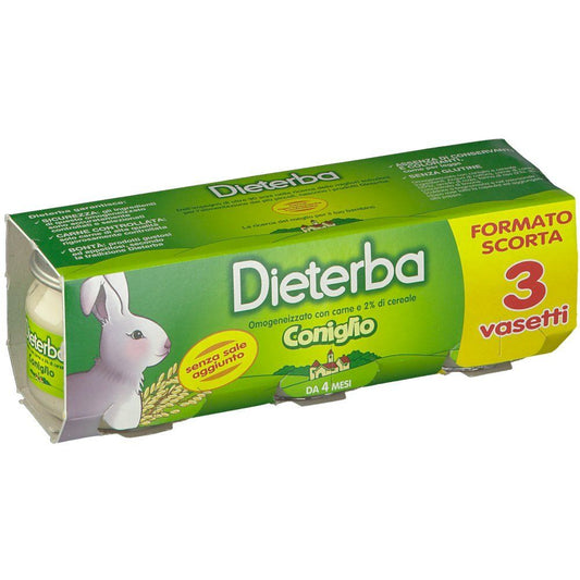 DIETERBA Omog.Coniglio 3x80g
