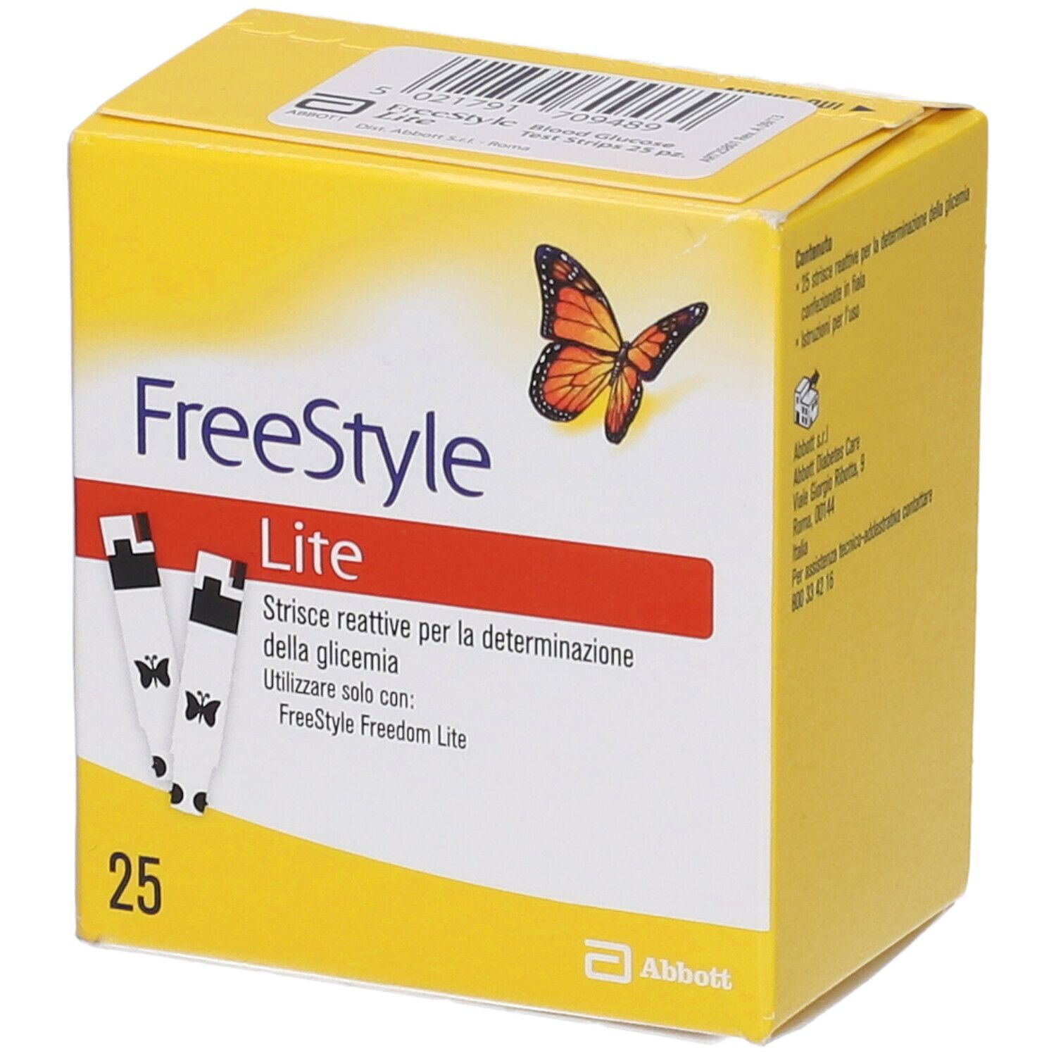 FREESTYLE LITE STR GLICEMIA 25