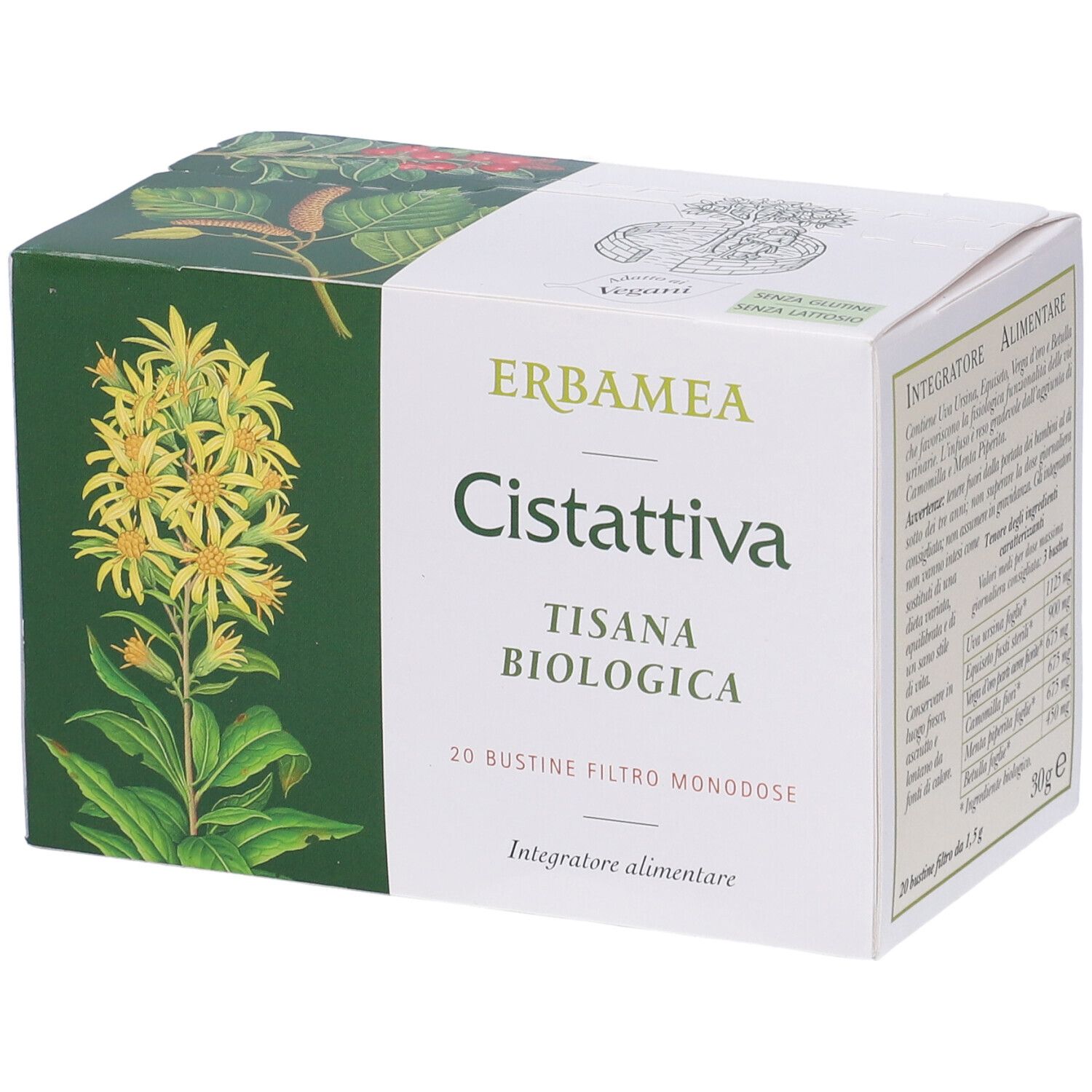 922364587 - CISTATTIVA TISANA BIO 20FILTRI