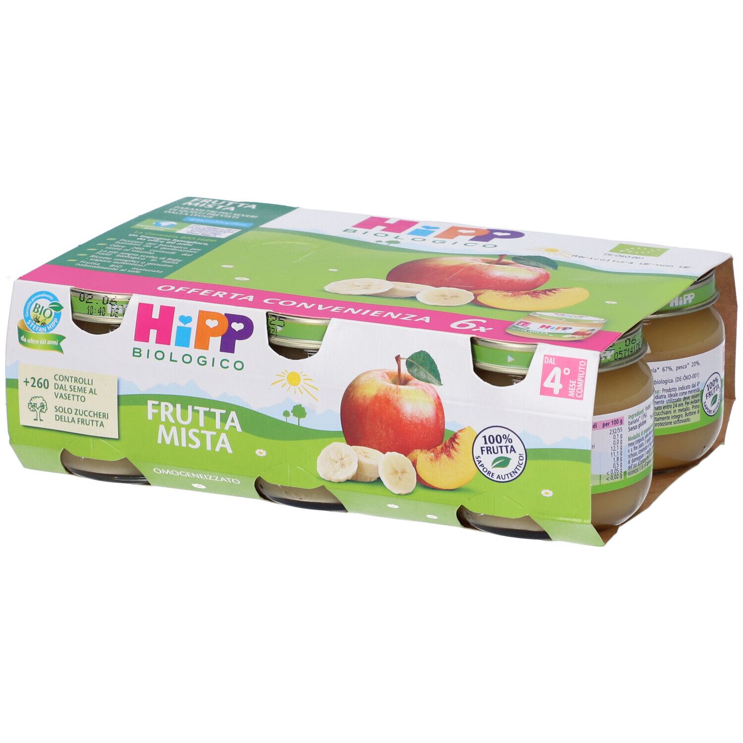 922395177 - HIPP BIO OMOG FRUTTA MISTA6X80