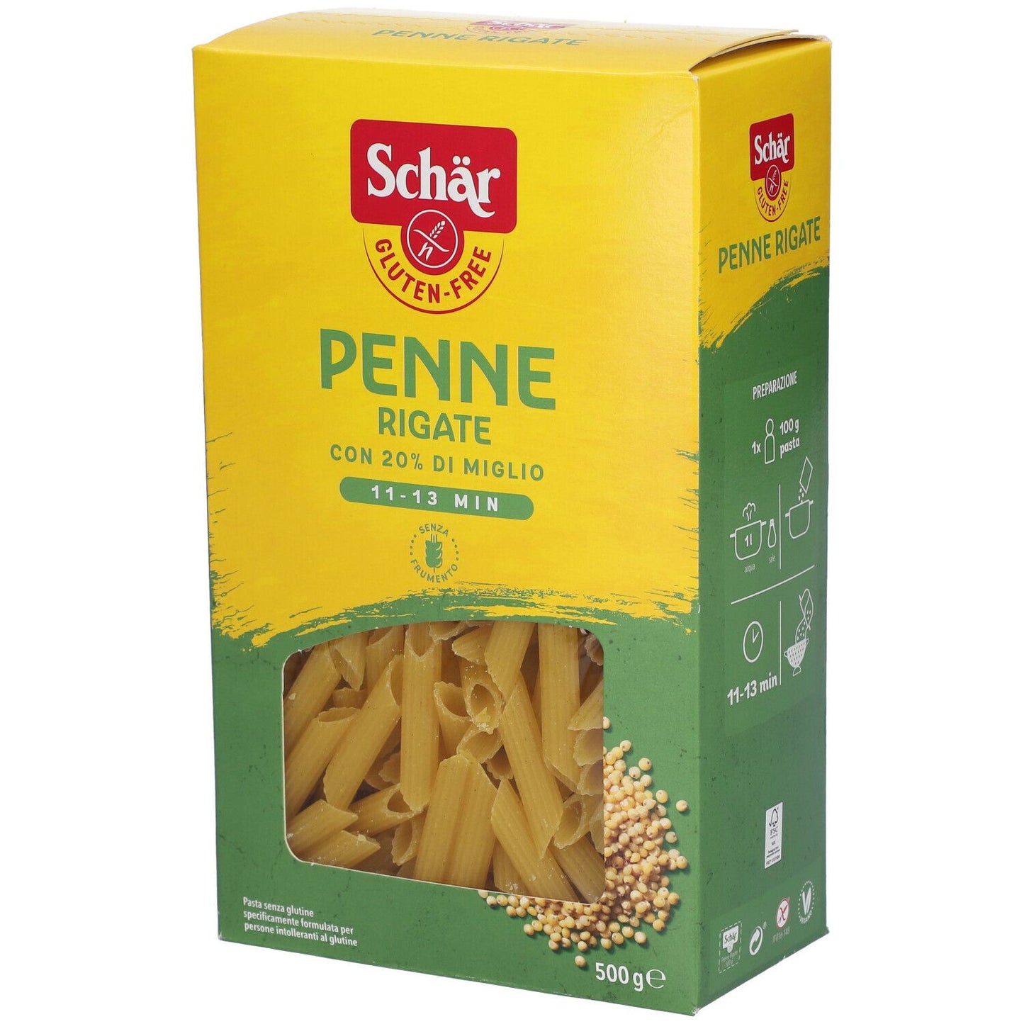 922413505 - SCHAR PENNE RIGATE S/GLUT 500G
