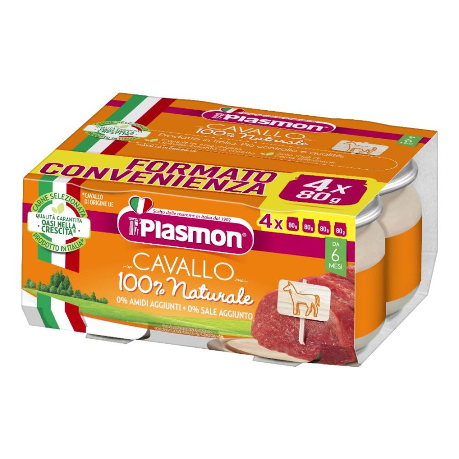 PLASMON Omog.Cavallo 4x80g