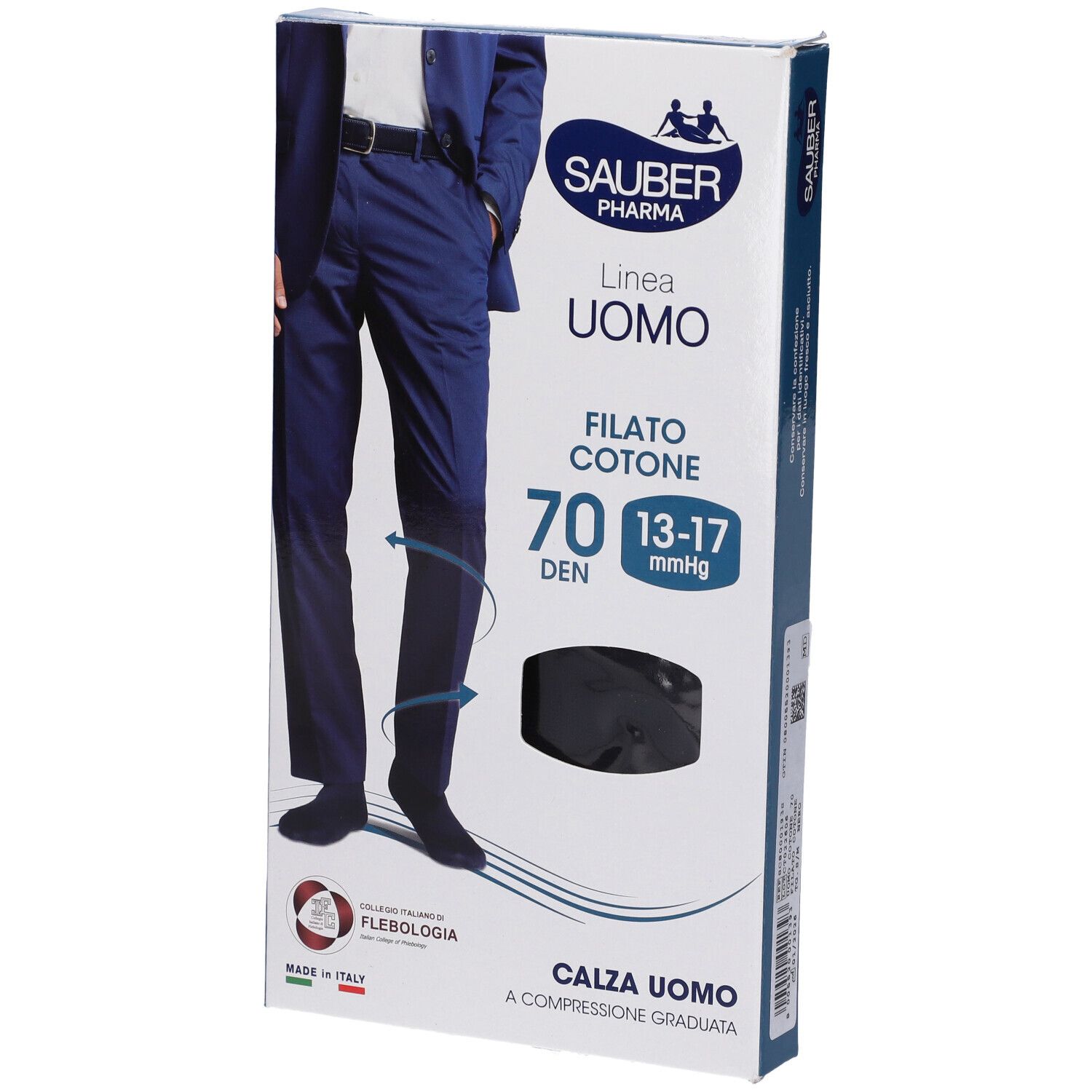 SAUBER CALZA U COT 70D M NERO