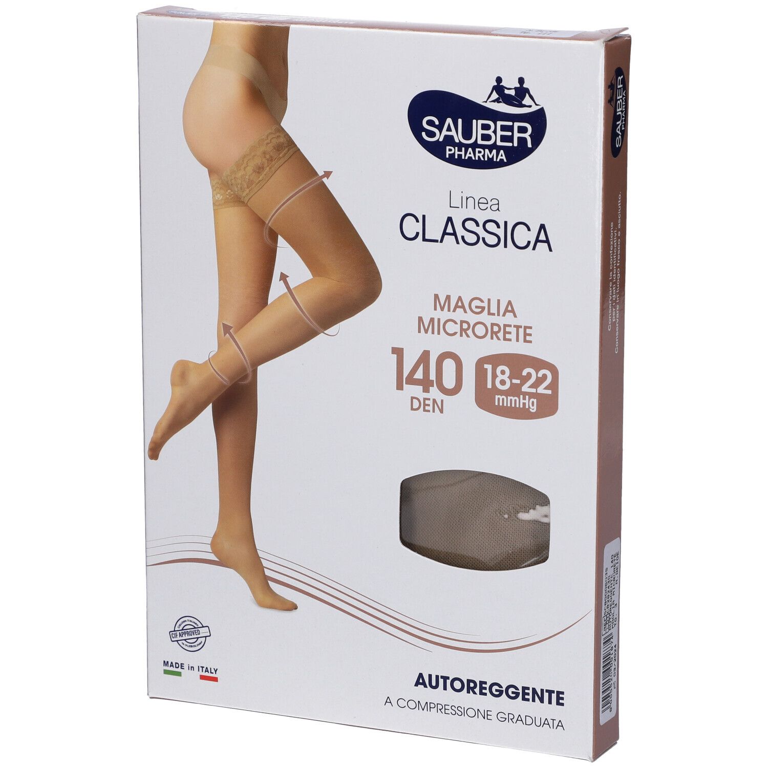 SAUBER CALZE AREG 140 DEN 3 BEIG