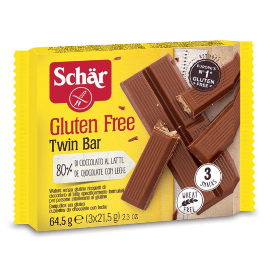 SCHAR Wafer Twin Bar Cioccolato 64,5g