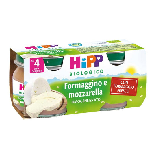 HIPP FORMAGGINO BIO MOZZAR2X80