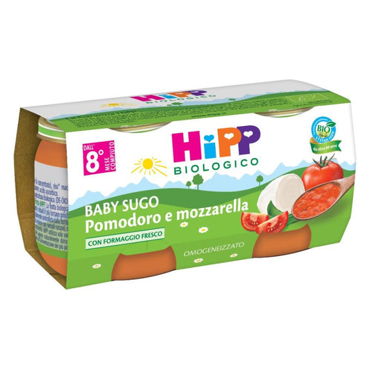 HIPP SUGO POMODORO MOZZAR 2X80
