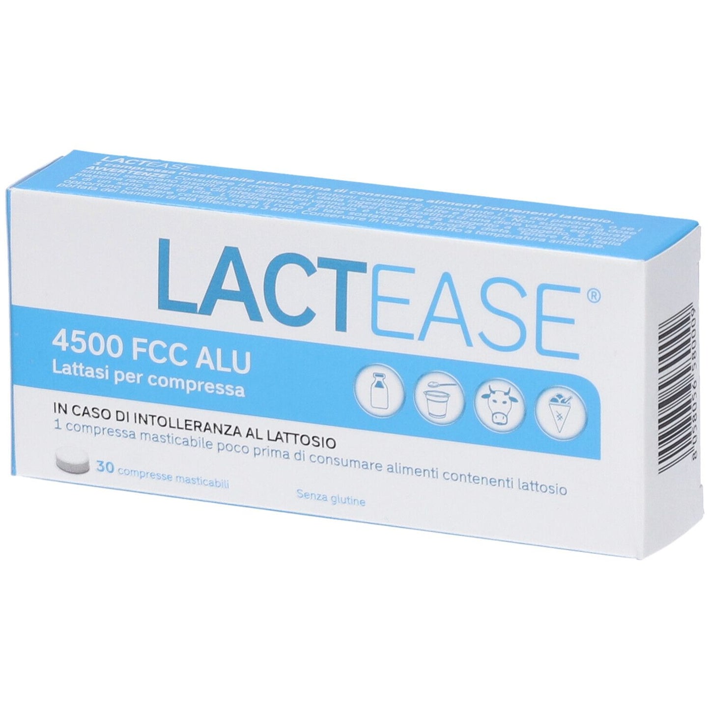 924910058 - LACTEASE 4500 FCC MENTA 30CPR