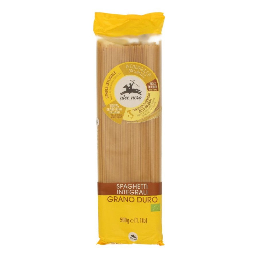 ALCE NERO Pasta Spaghetti Integrale 3 500g
